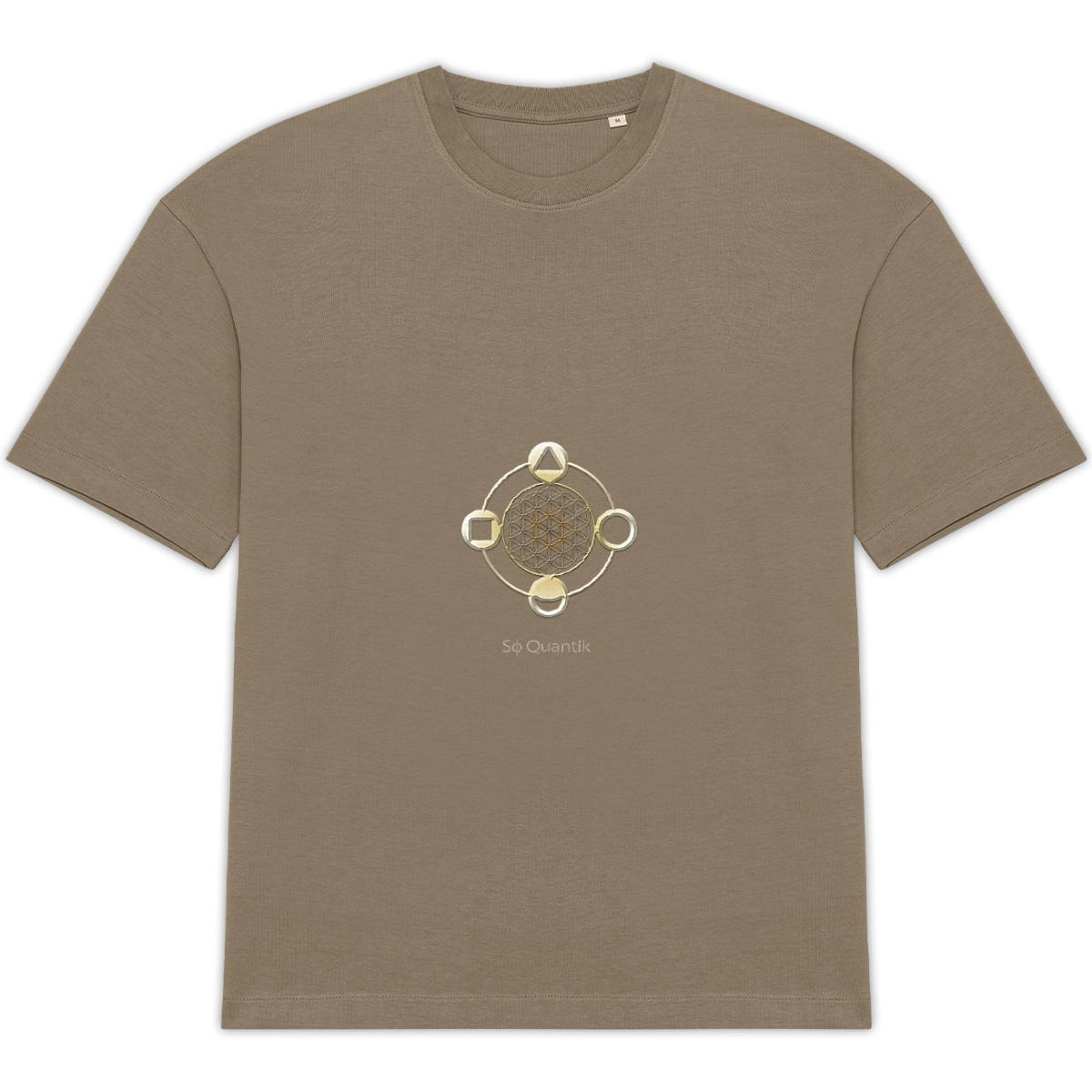 Image back T-shirt bioénergétique Unisexe Oversized SÉRÉNITÉ