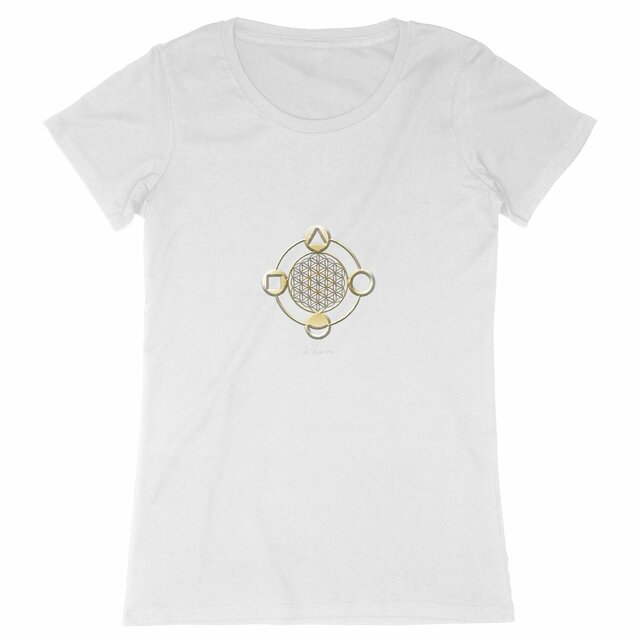 Image back T-shirt bioénergétique Femme SÉRÉNITÉ