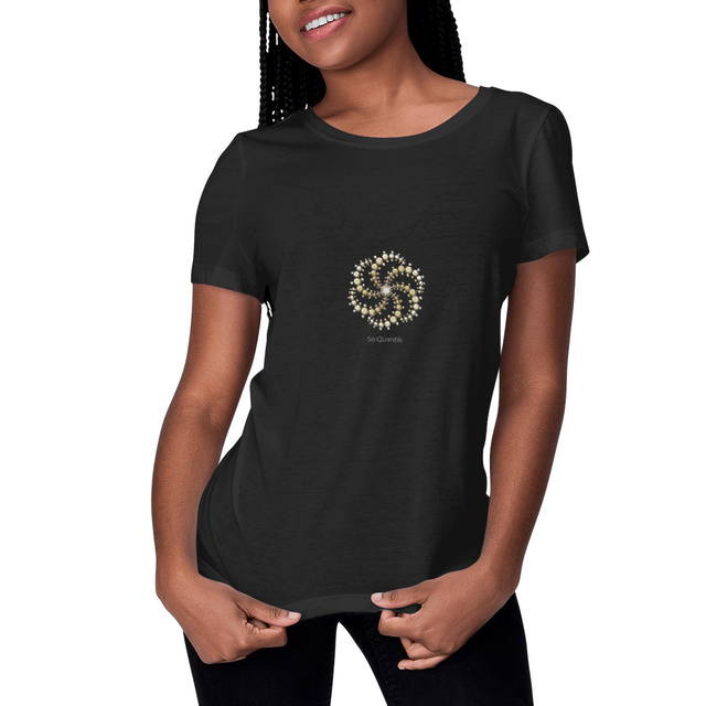 Image front T-shirt bioénergétique Femme DONS et POTENTIELS