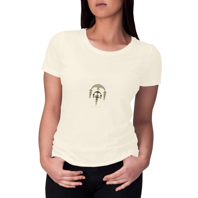 Image front T-shirt bioénergétique Femme ANCRAGE et ALIGNEMENT