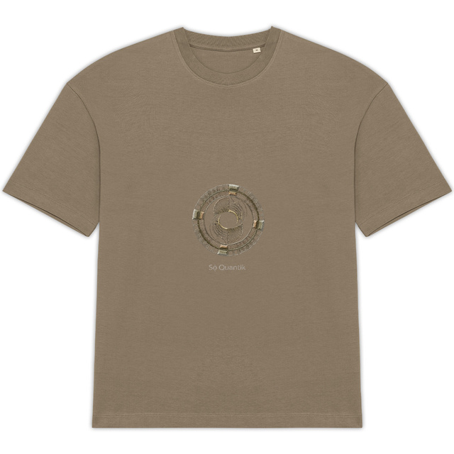 Image back T-shirt bioénergétique Unisexe Oversized GUIDANCE