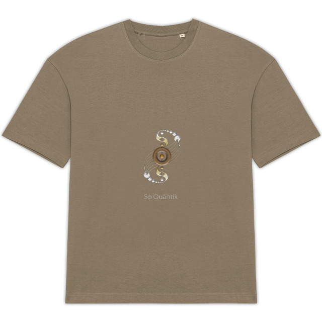 Image back T-shirt bioénergétique Unisexe Oversized ÉQUILIBRE 