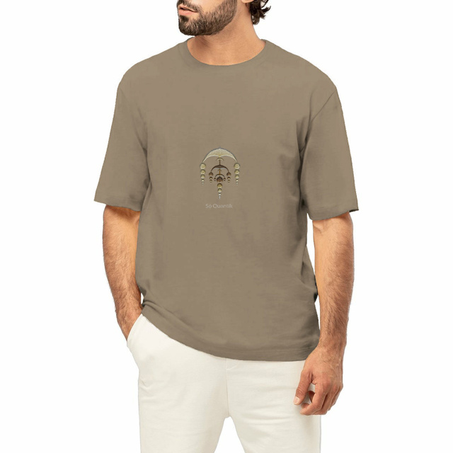 Image front T-shirt bioénergétique Unisexe Oversized ANCRAGE et ALIGNEMENT