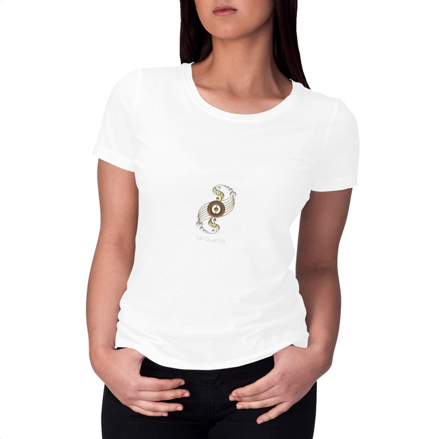 Image front T-shirt bioénergétique Femme ÉQUILIBRE