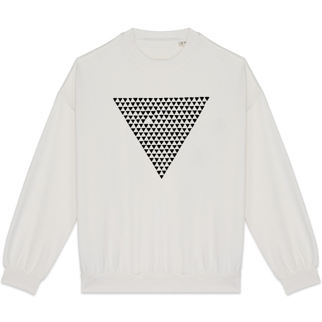 Triangle White Sweat