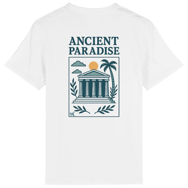Image back T-Shirt Paradise Greece