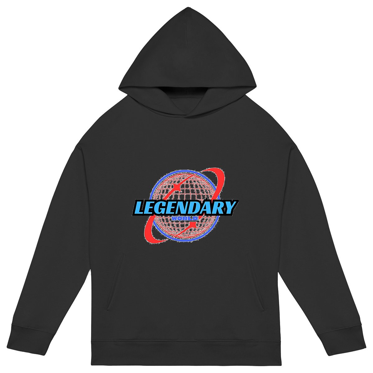 Image back Legendary World Unisex oversized Hoodie 