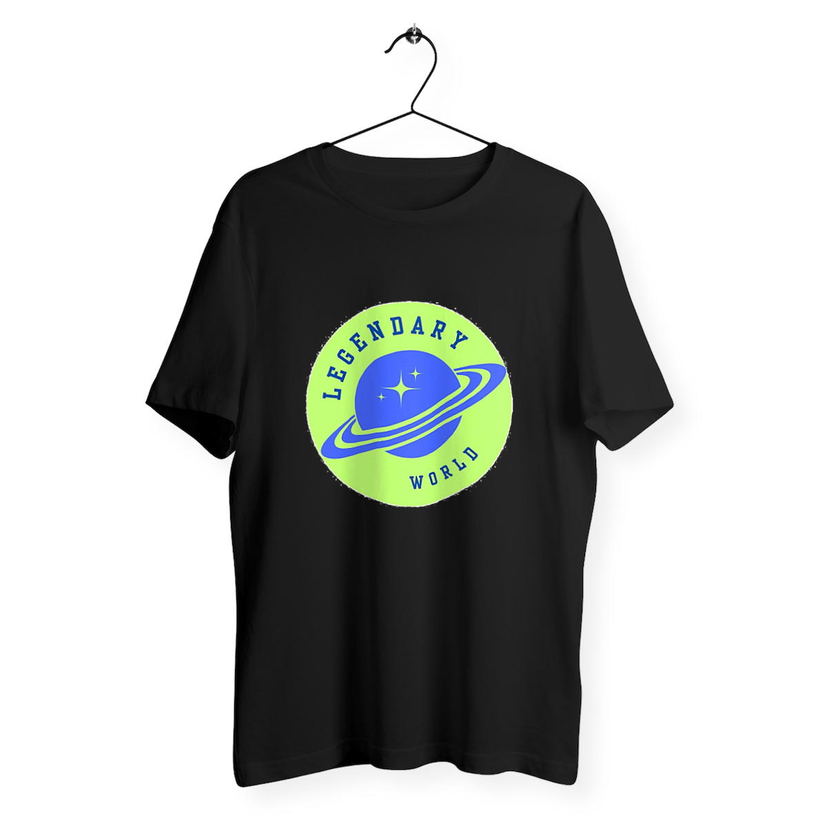 Image back Legendary World Green and Blue Saturn Lightweight Unisex Hoodiet-shirt