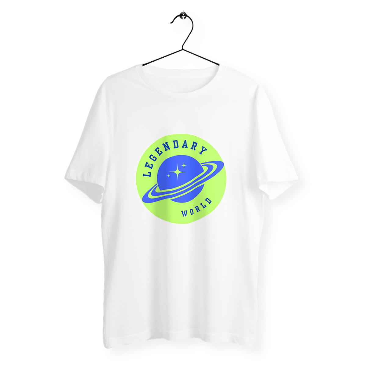 Image front Legendary World Green and Blue Saturn Lightweight Unisex Hoodiet-shirt