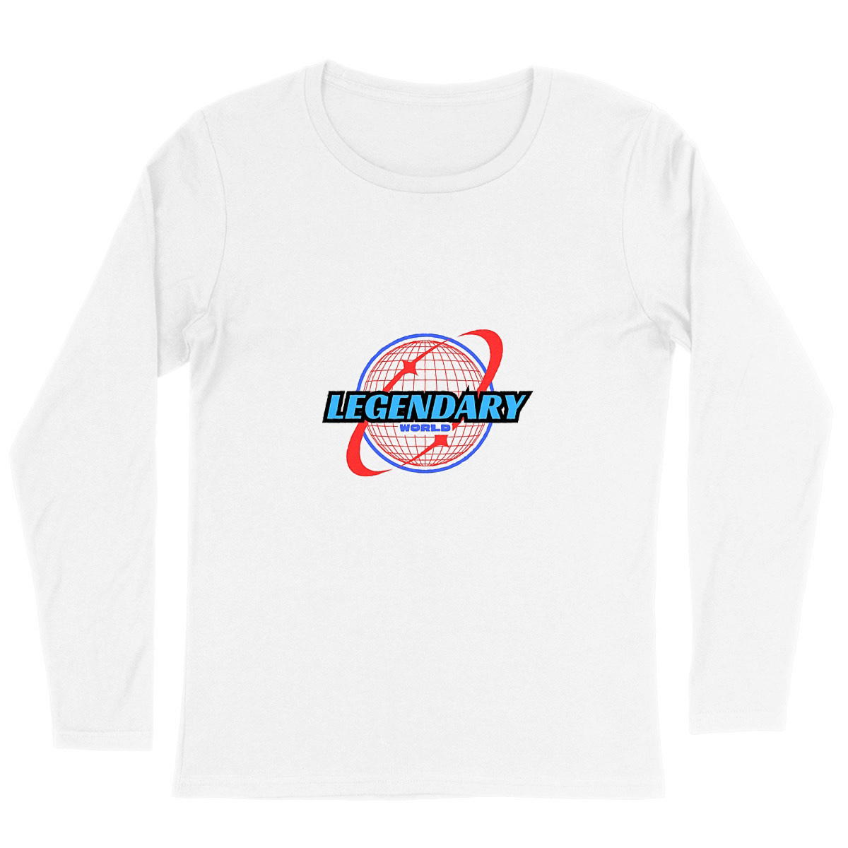 Image back Legendary world Women's long sleeve T-shirt