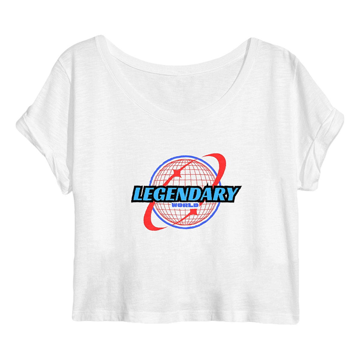 Image back Legendary world Women's crop top