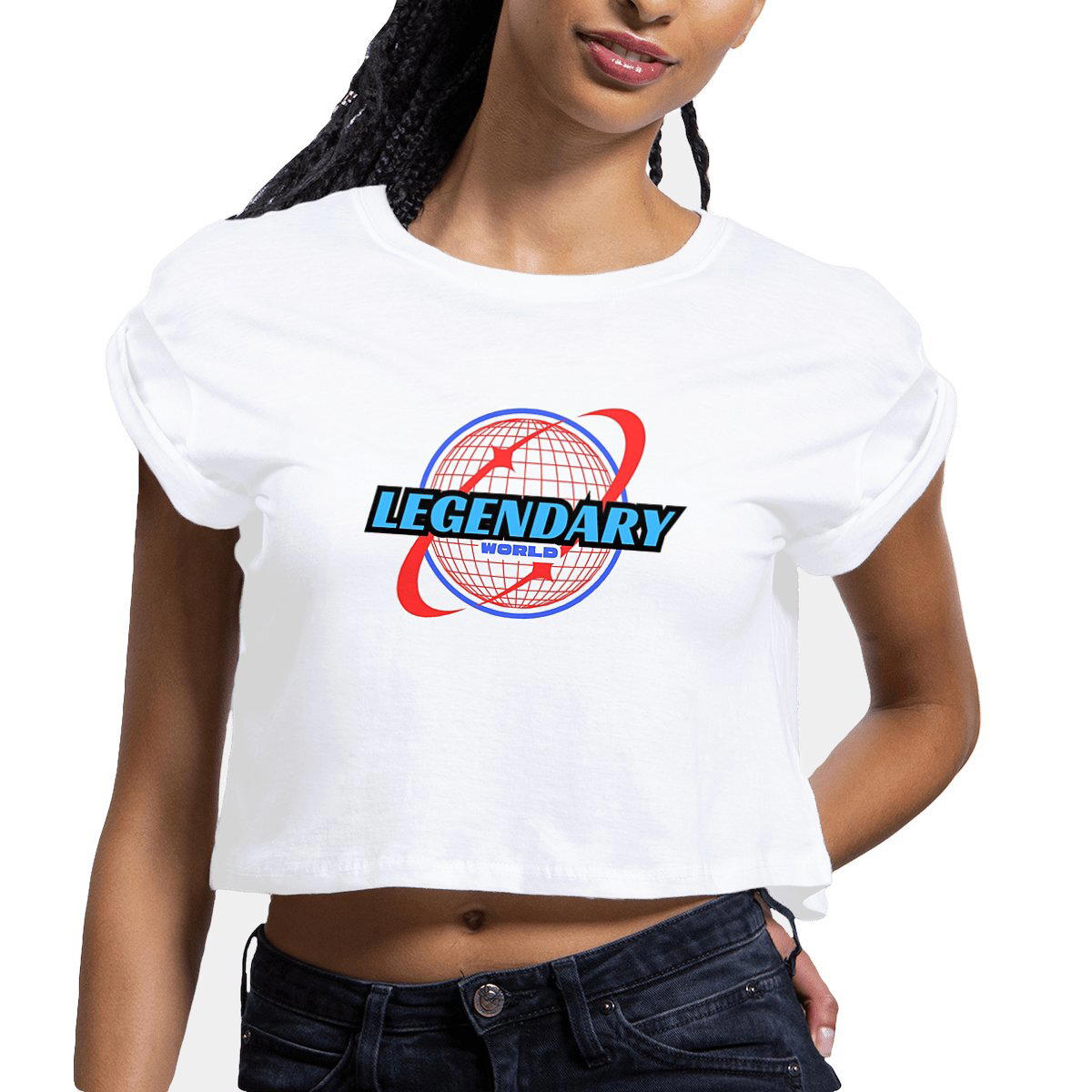 Image front Legendary world Women's crop top