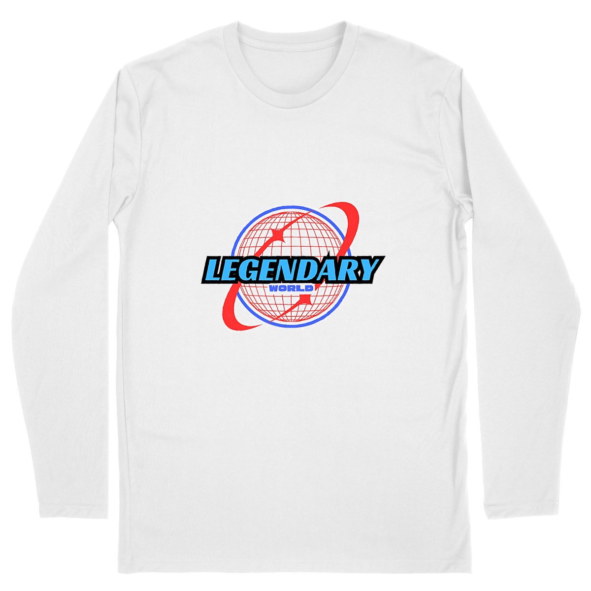 Image back Legendary world Men's Long sleeve shirt