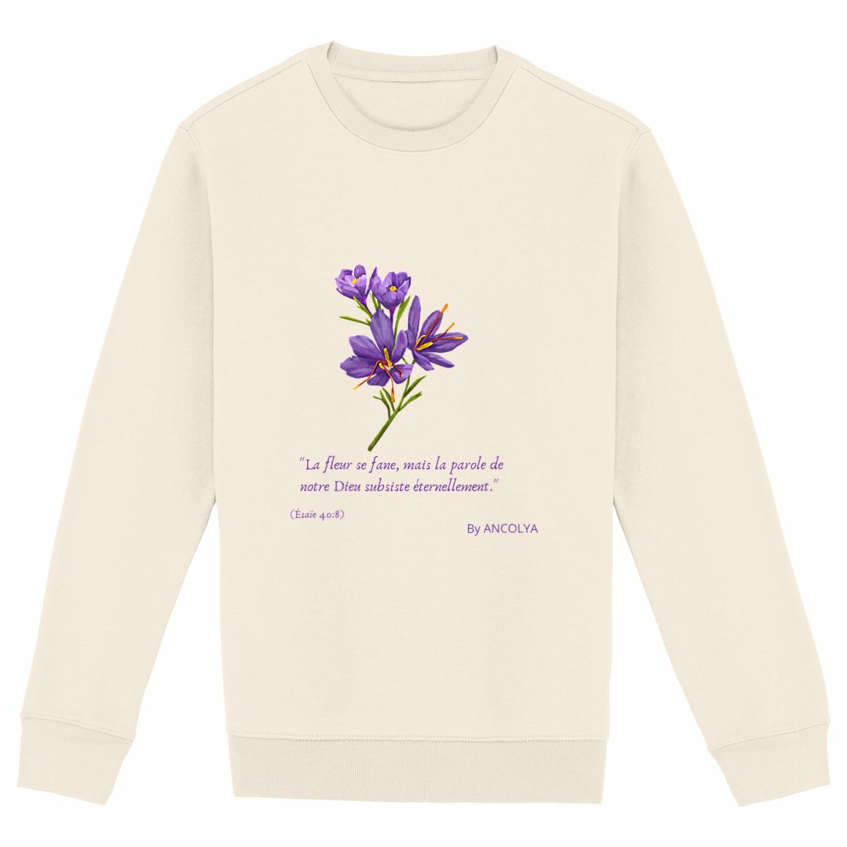 Image back SWEAT VIOLETTE - UNISEXE - ♥️ (coup de coeur)