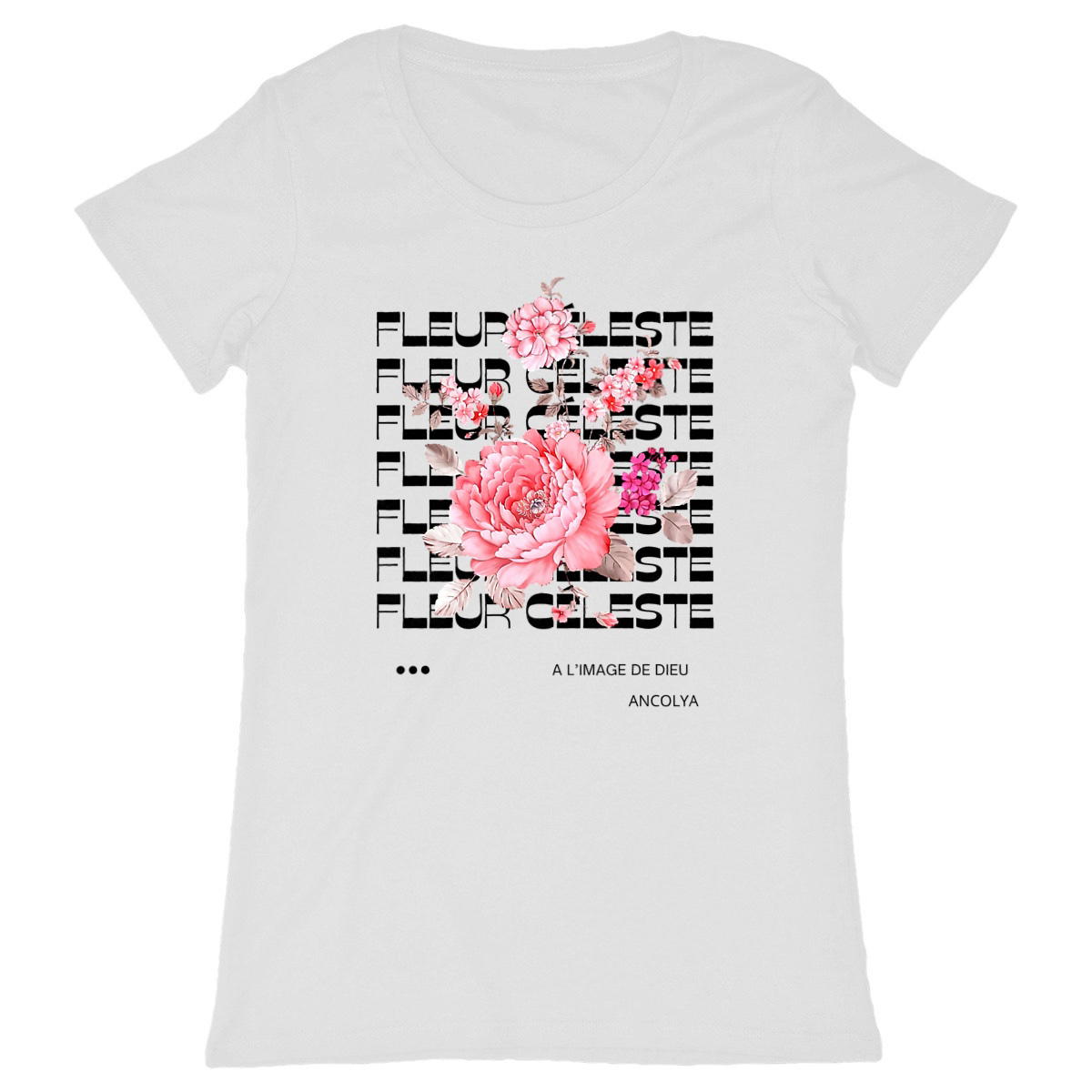 Image back T-SHIRT FLEUR CÉLESTE