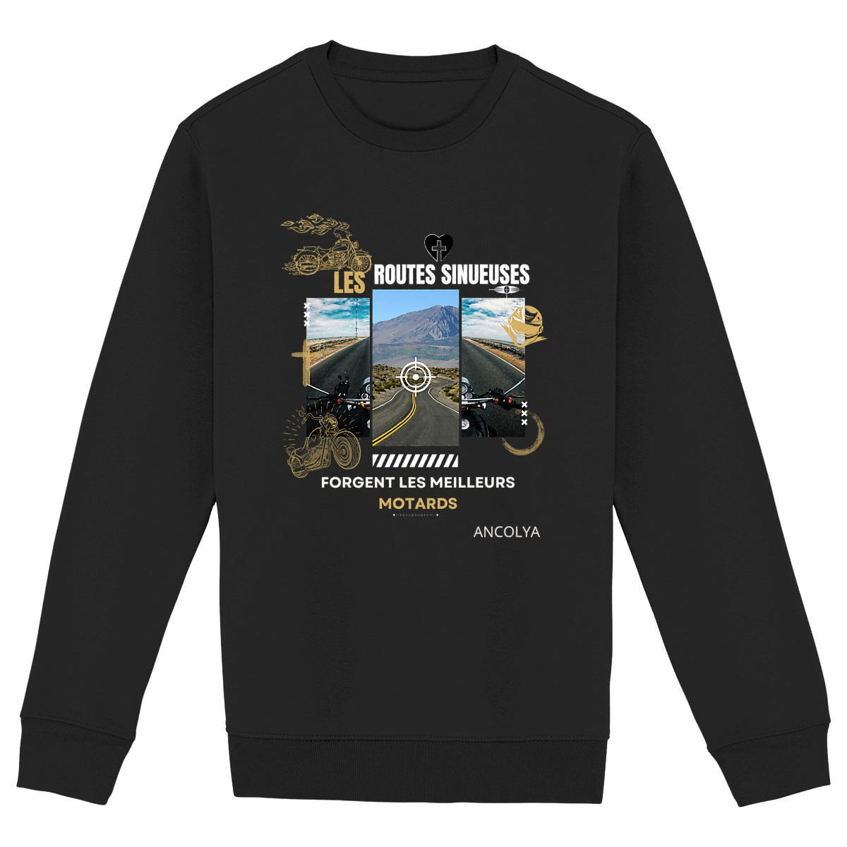 Image back SWEAT LES MEILLEURS MOTARDS - UNISEXE