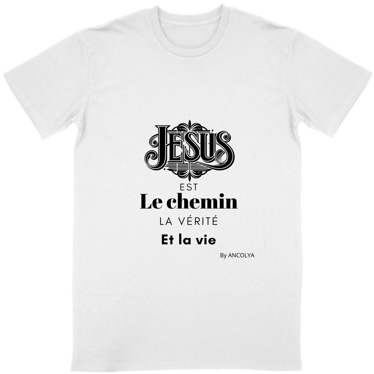 Image front T-SHIRT JÉSUS - UNISEXE