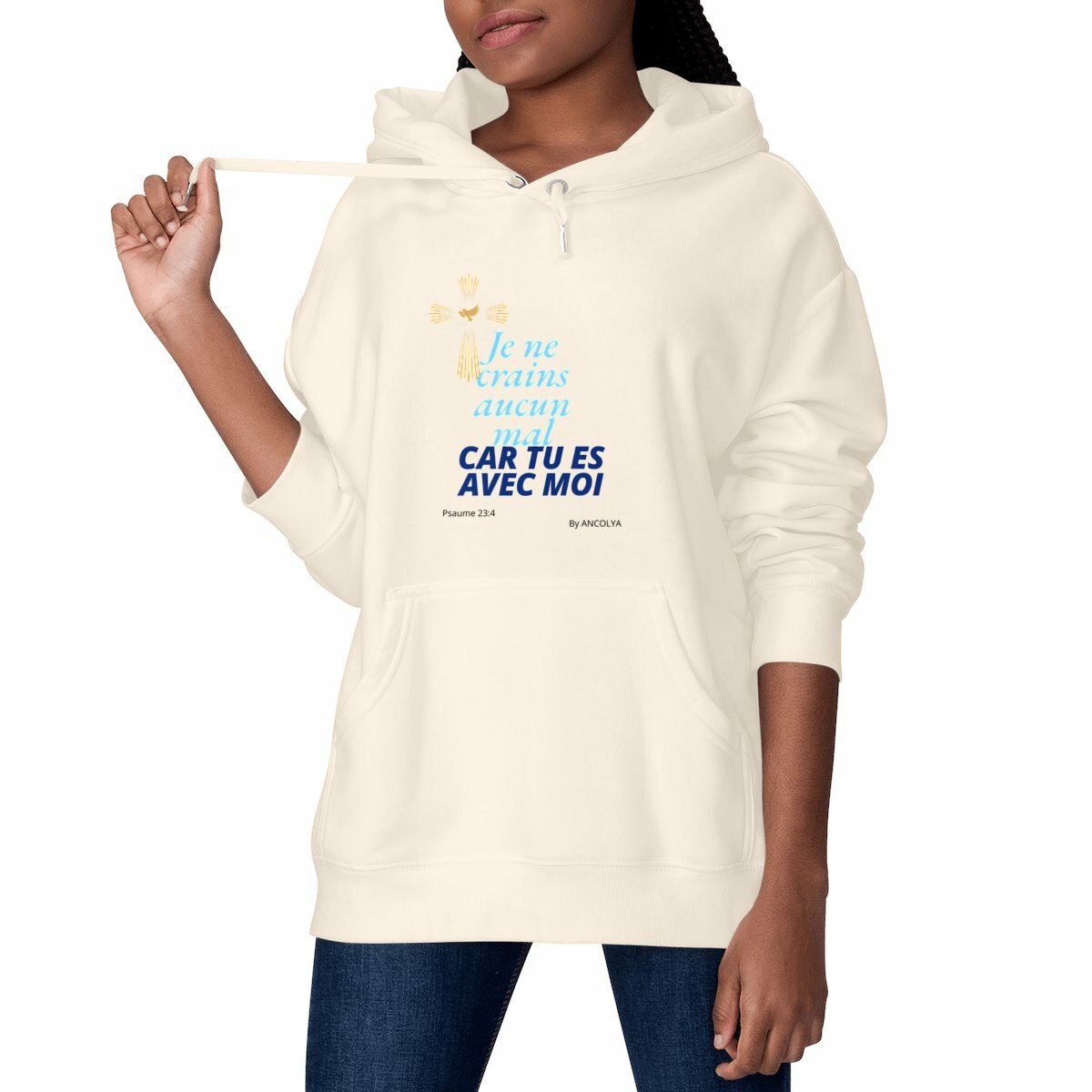 Image front SWEAT TU ES AVEC MOI - UNISEXE