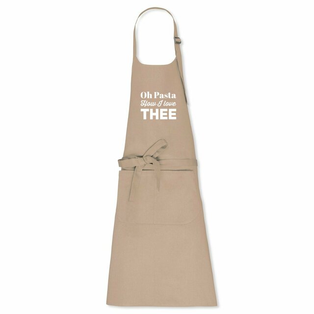 Oh Pasta How I Love Thee Organic Cotton Apron - Image