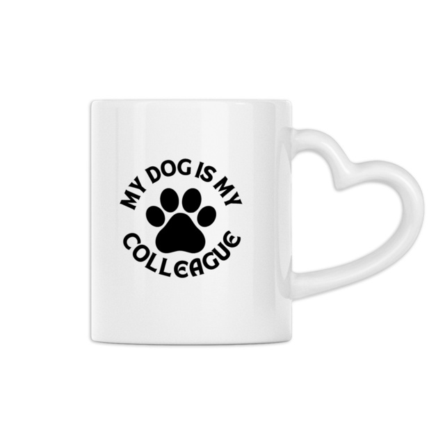 My Dog is My Colleague Tea Mug - Image