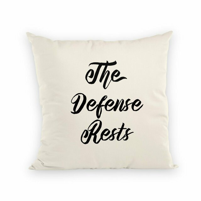The Defense Rests Pillow - Image