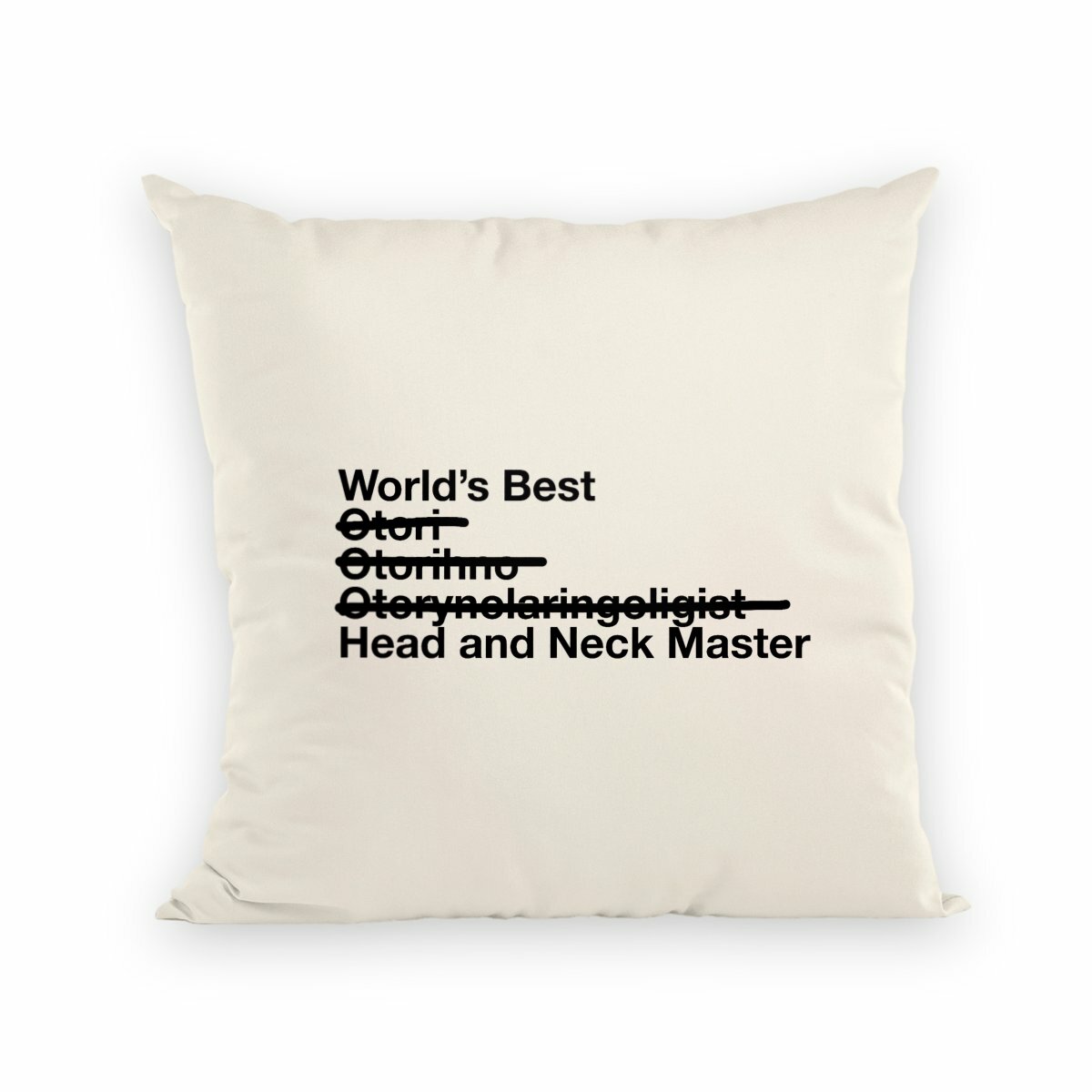 ENT Head and Neck Master Throw Pillow - Image