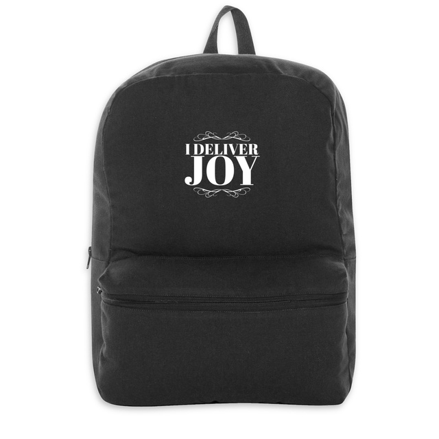 I Deliver Joy Recycled Cotton Backpack