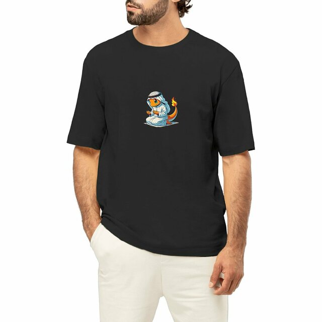 Image front T-shirt Homme Oversized - Édition Spéciale Ramadan 🌙✨