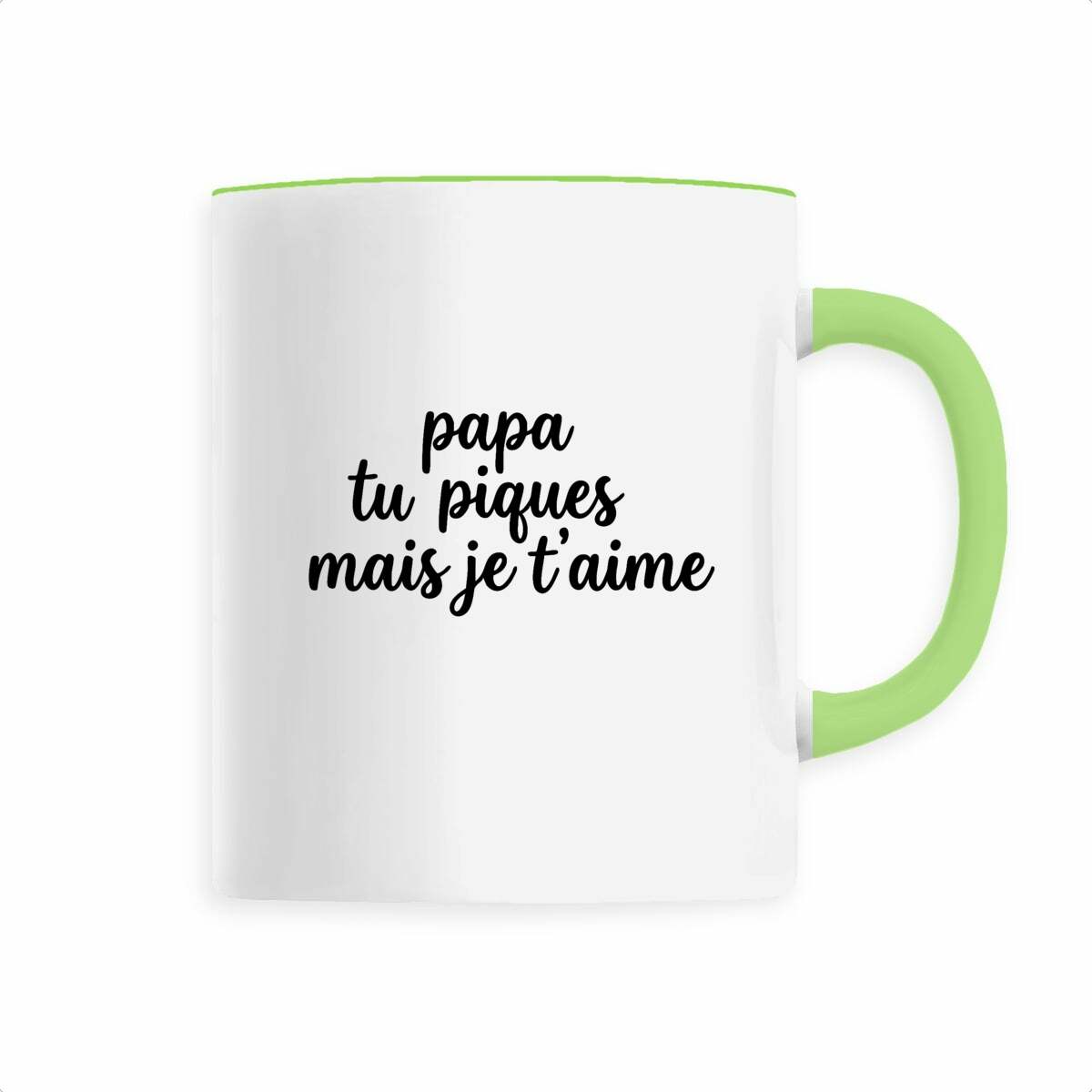 Image back Mug - Papa pique