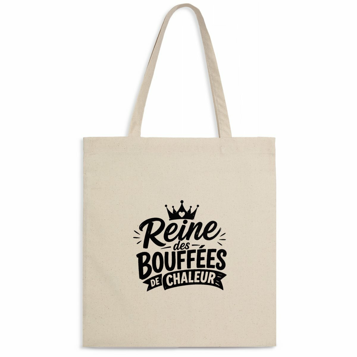 Image front Totebag Léger - Reine des bouffées de chaleur