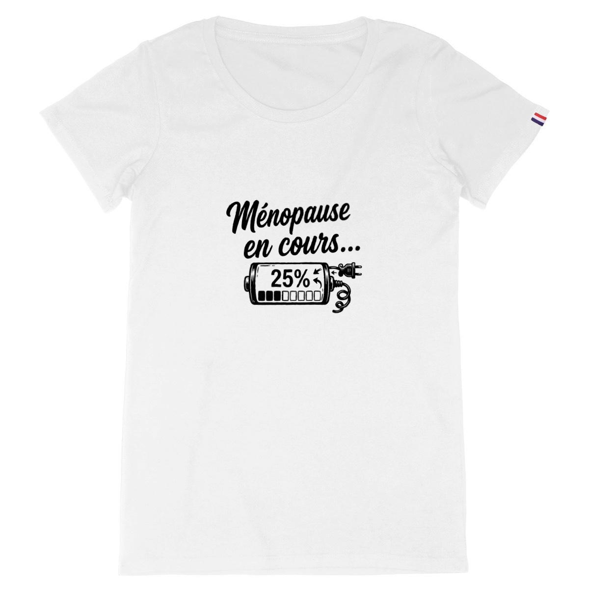 Image back T-shirt Femme 🇫🇷 - Ménopause en cours