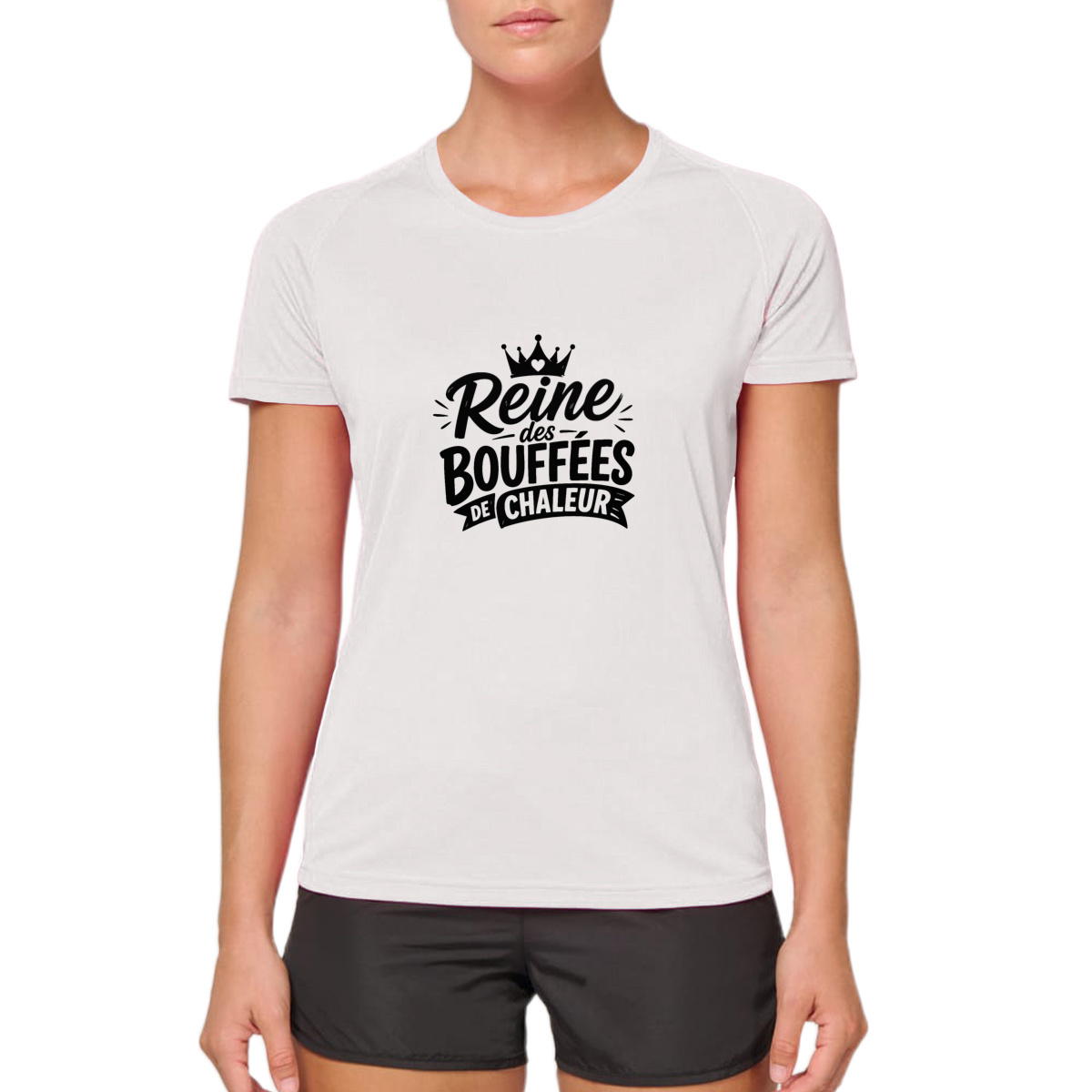 Image front T-shirt de sport recyclé femme - Reine