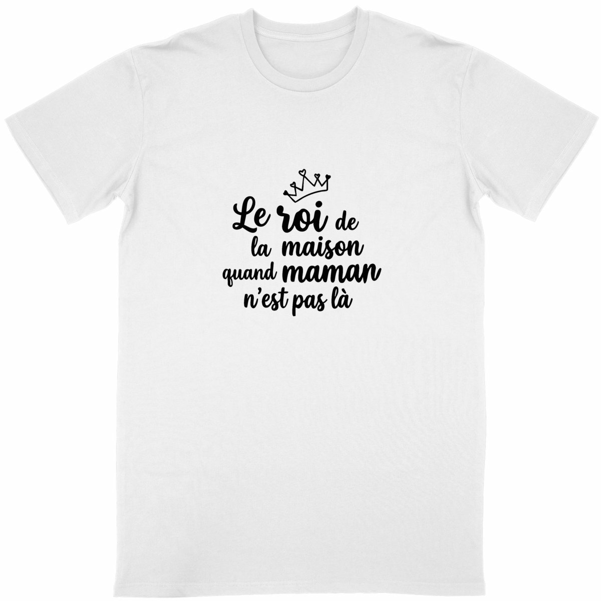 Image back T-shirt - Papa roi