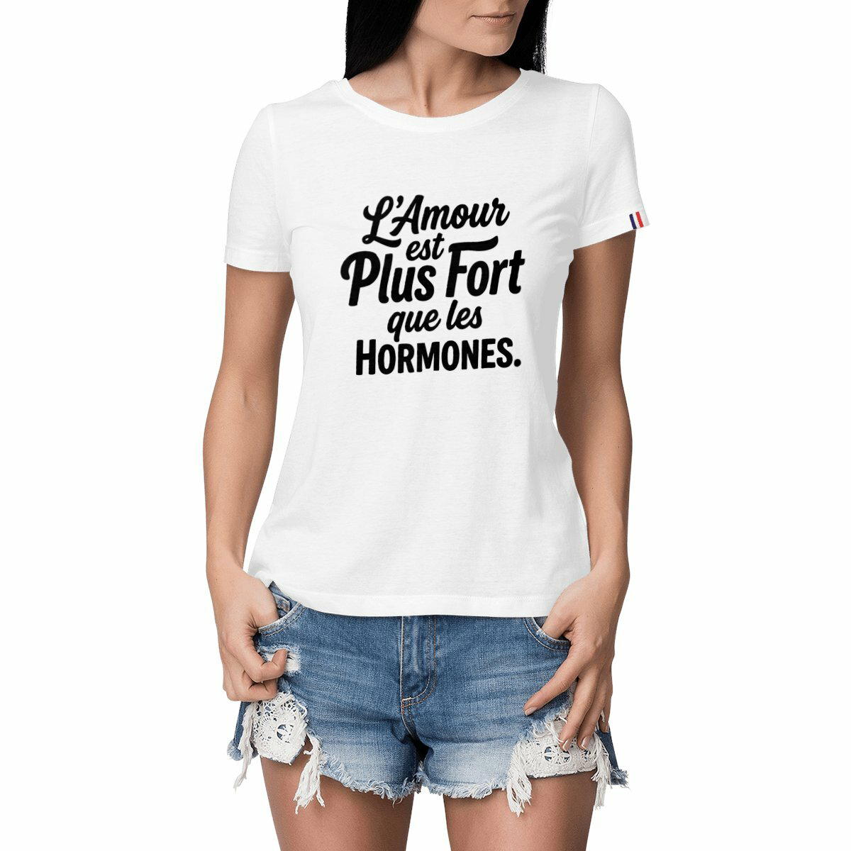 Image front T-shirt Femme 🇫🇷 - Amour
