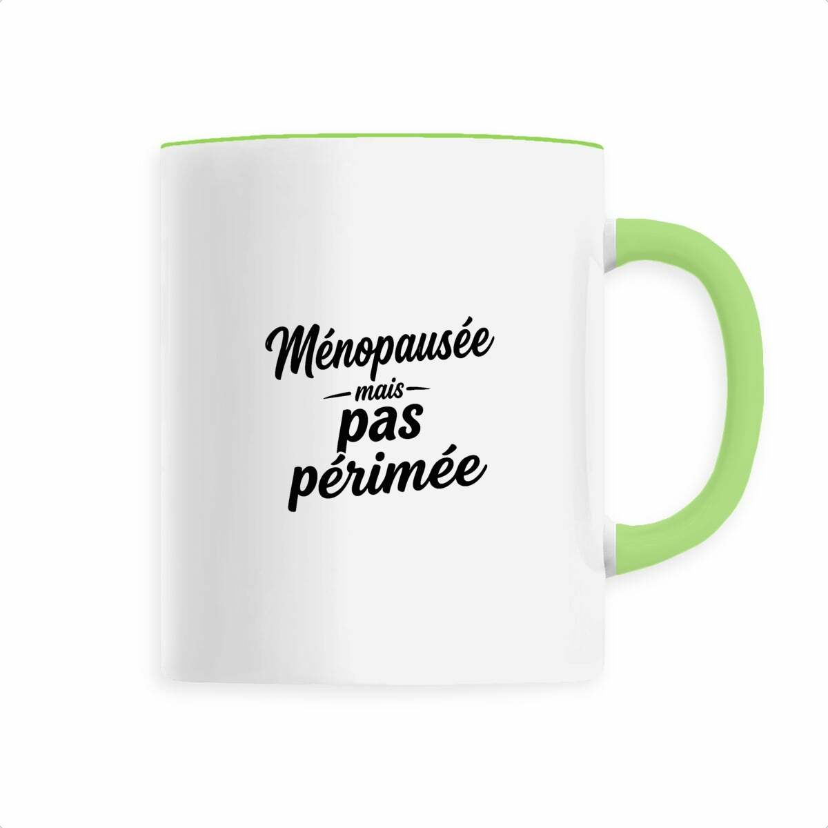 Image back Mug Ménopausée mais pas périmée