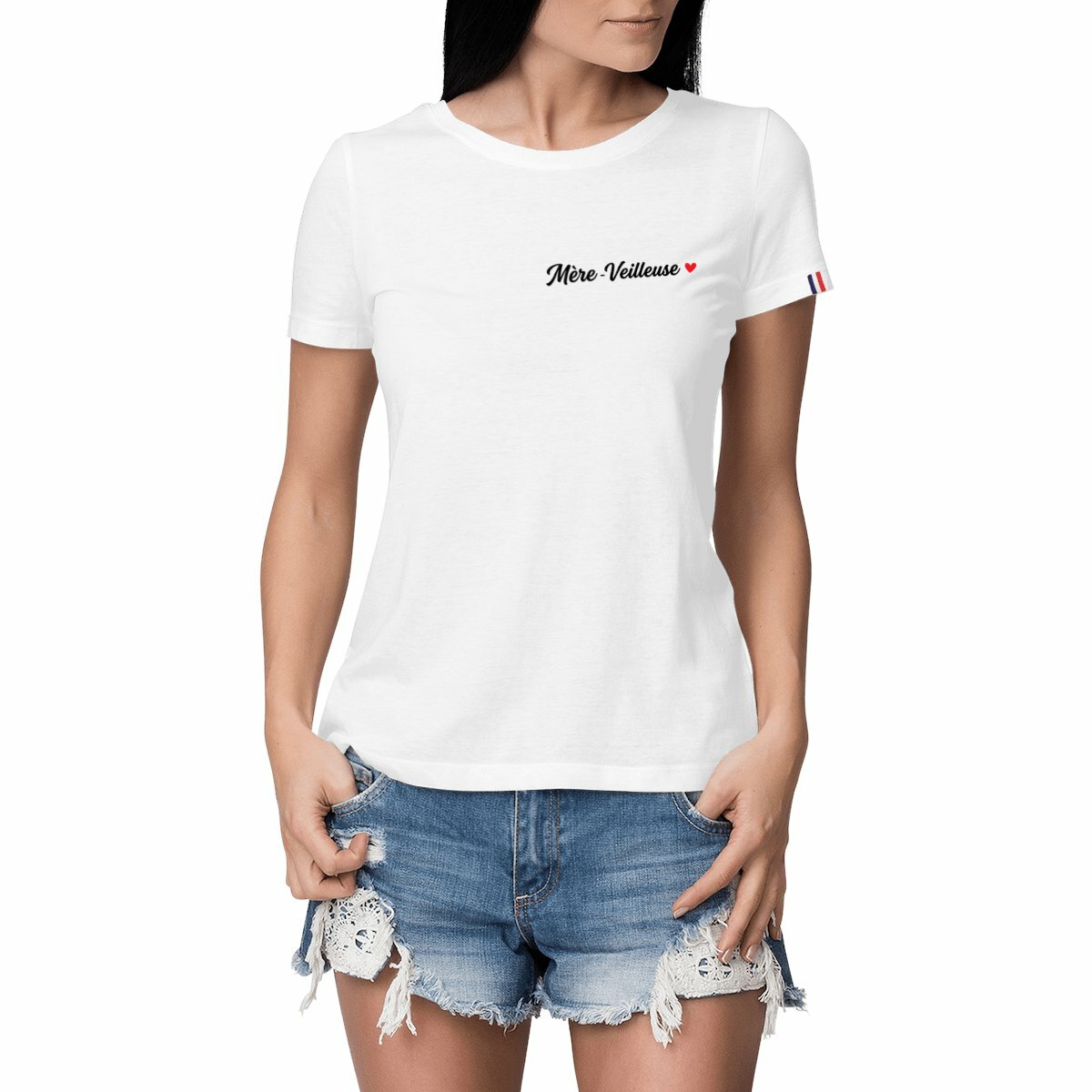 Image front T-shirt Femme 🇫🇷 - Mère-Veilleuse