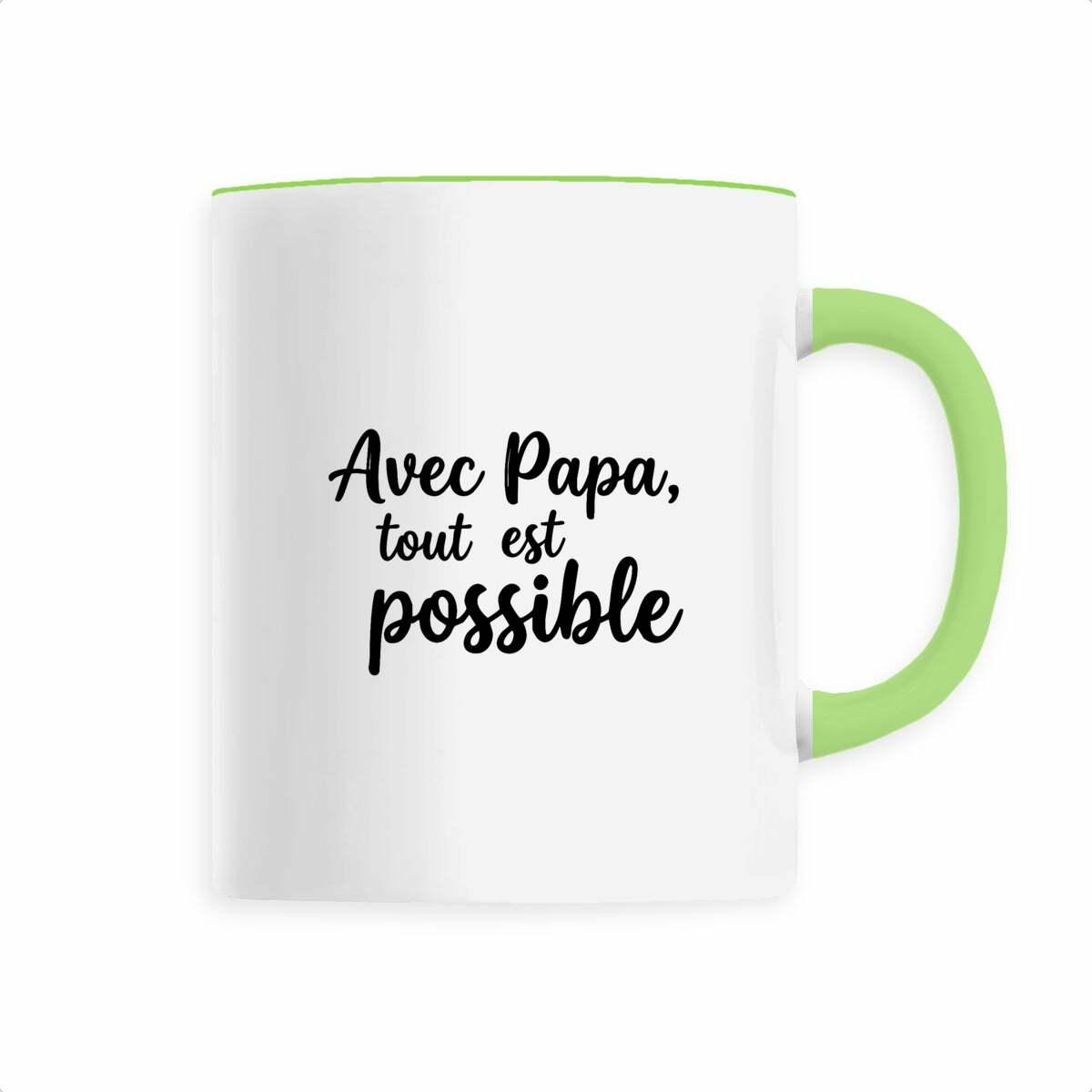 Image back Mug - Papa tout est possible