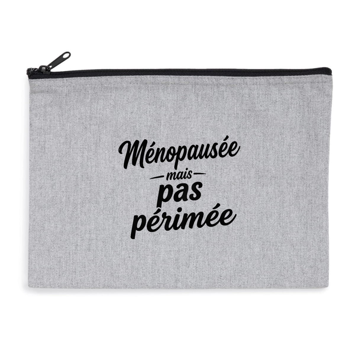 Image front Pochette Zip - Ménopausée mais pas périmée