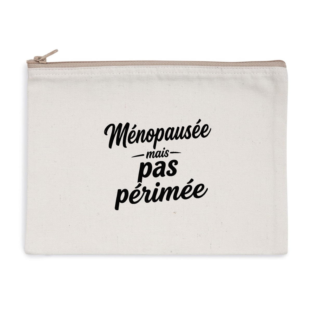 Image back Pochette Zip - Ménopausée mais pas périmée