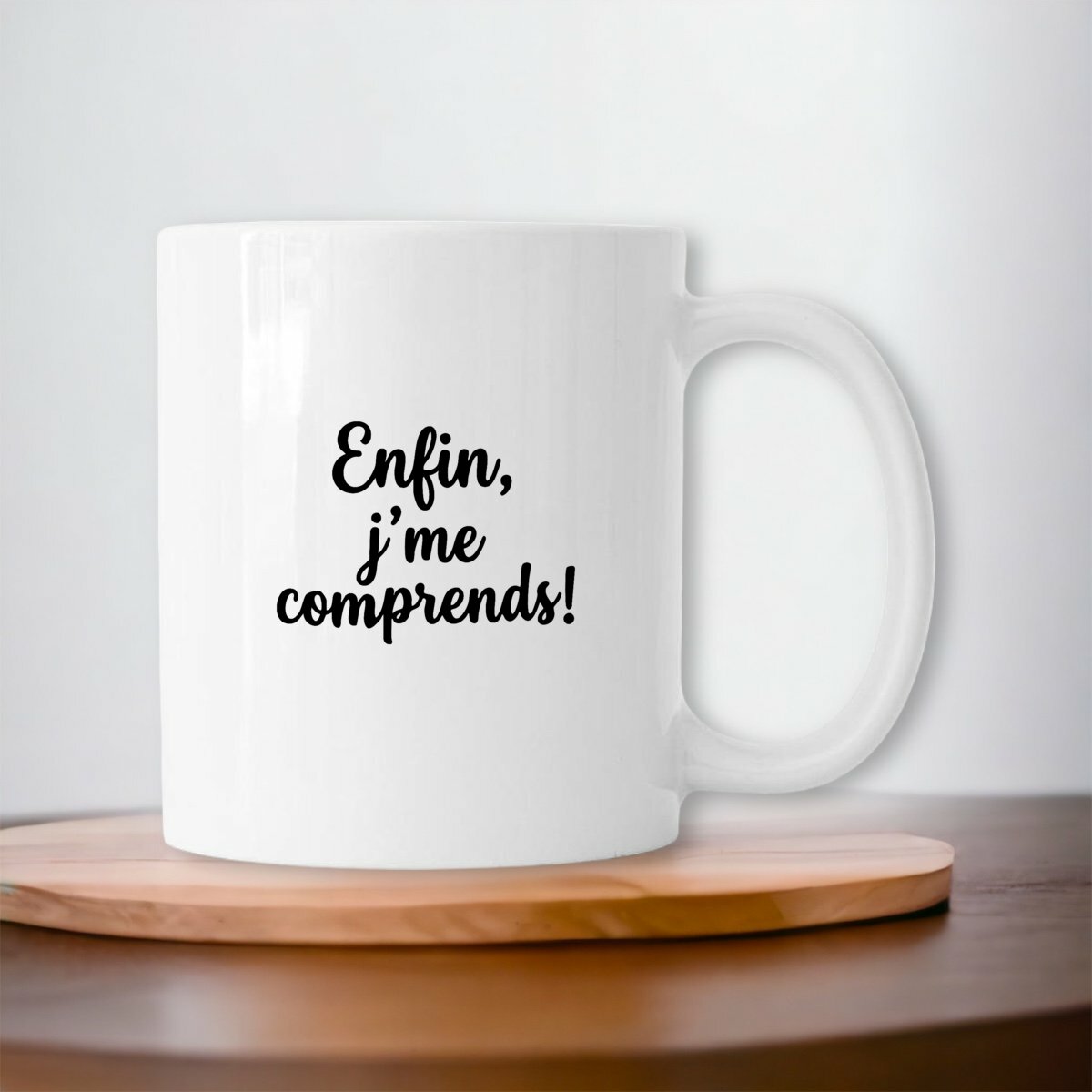 Image front Mug - J'me comprends !