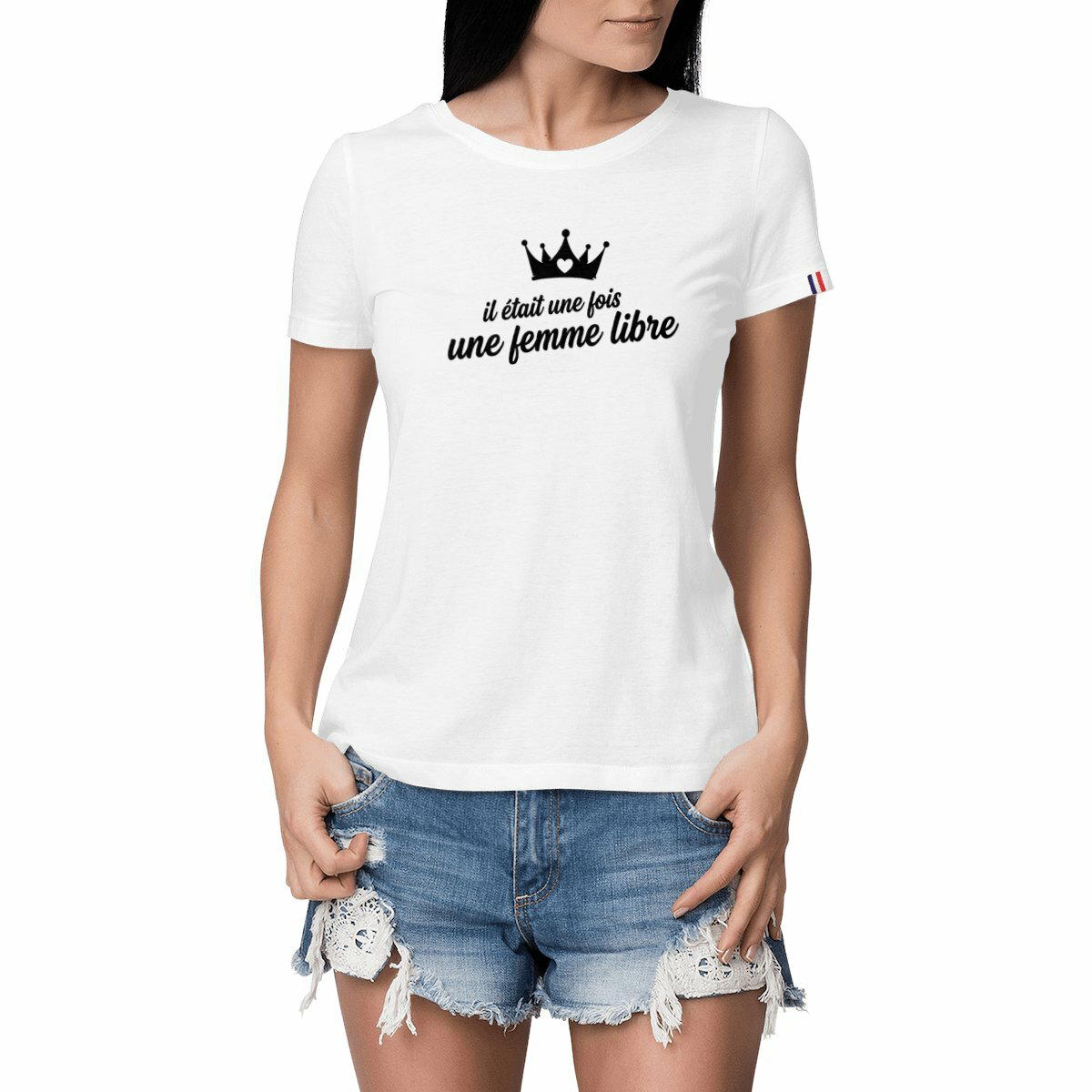 Image front T-shirt Femme 🇫🇷 - Libre