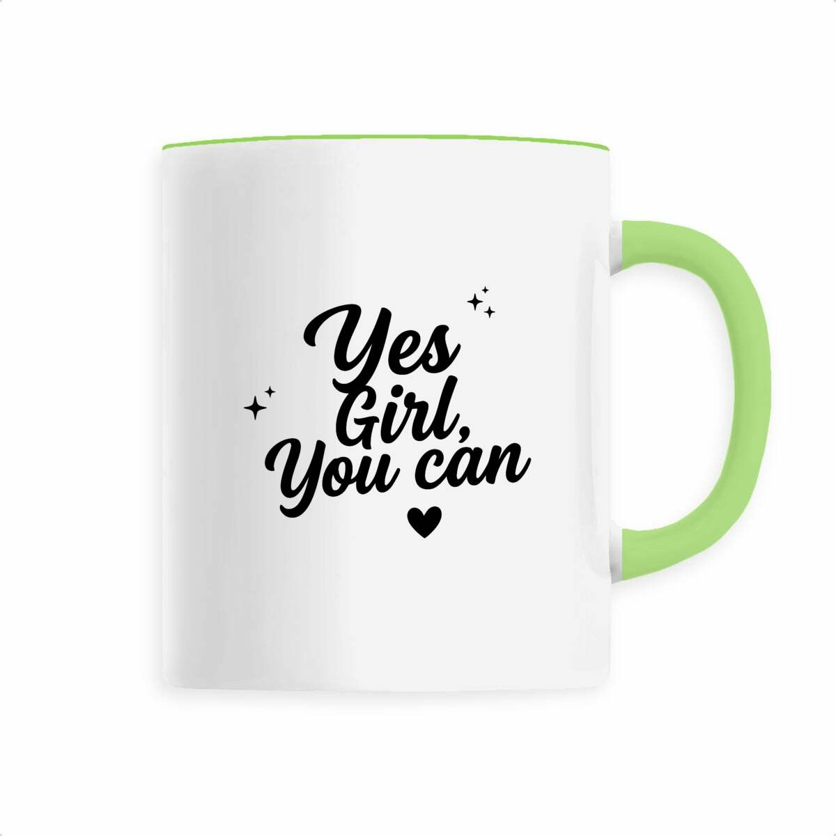 Image back Mug - Yes girl, you can