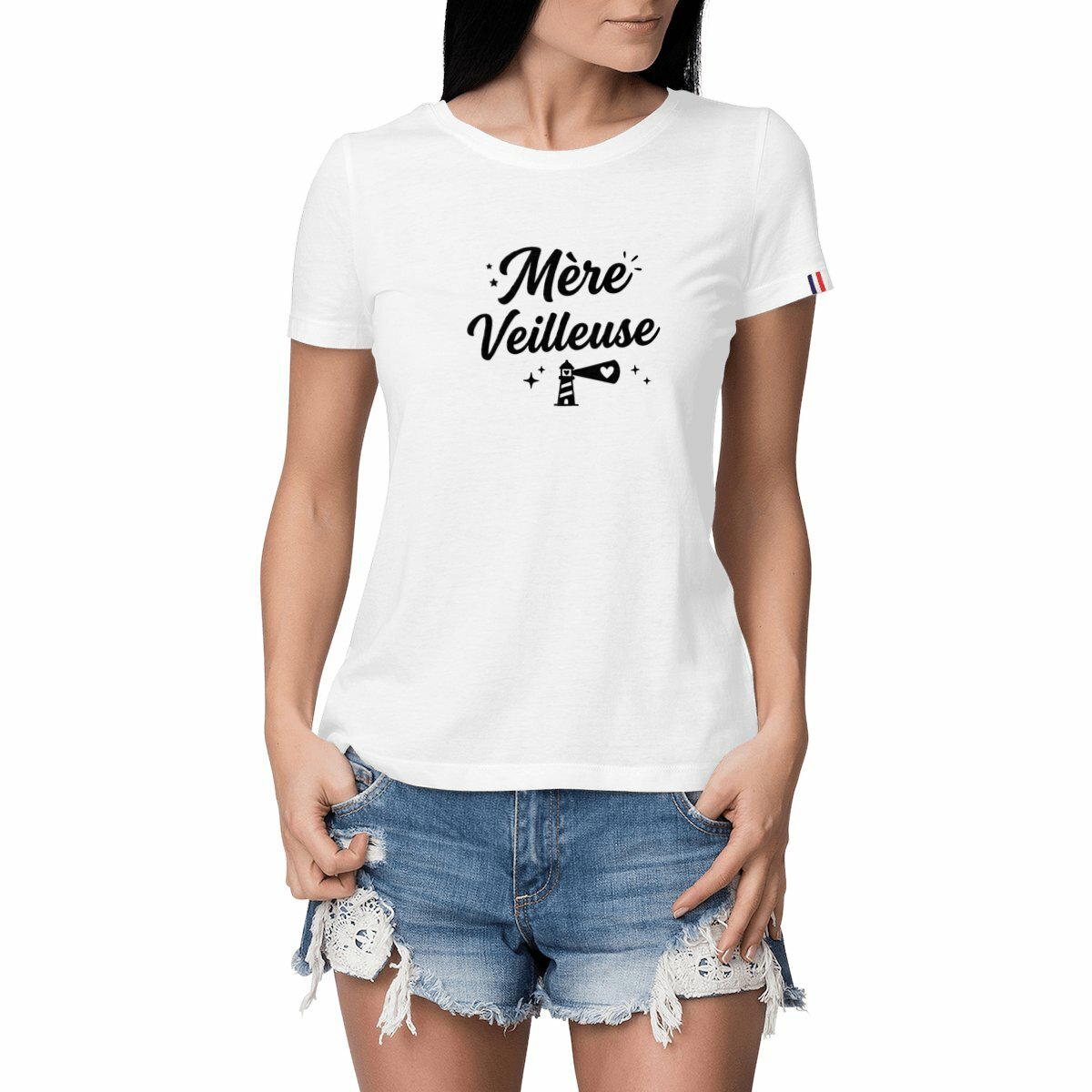 Image front T-shirt Femme 🇫🇷 - Mère-Veilleuse