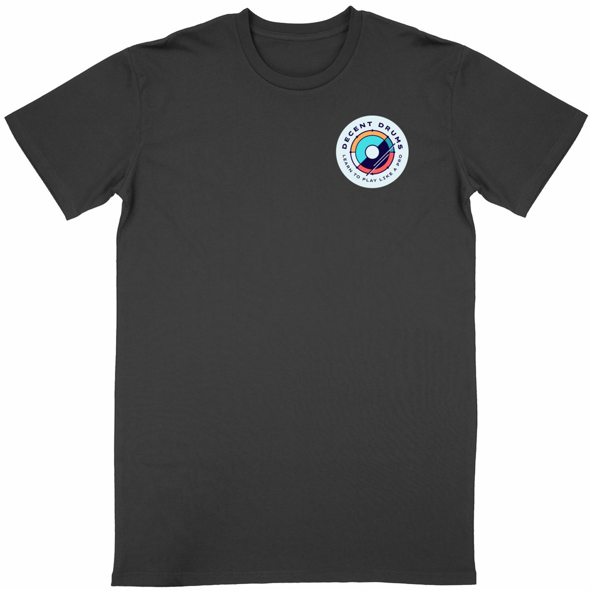 Zwart Decent Drums T-Shirt