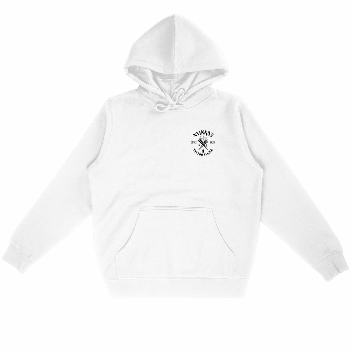 Sweat à capuche Clous et toile d’araignée  - Image