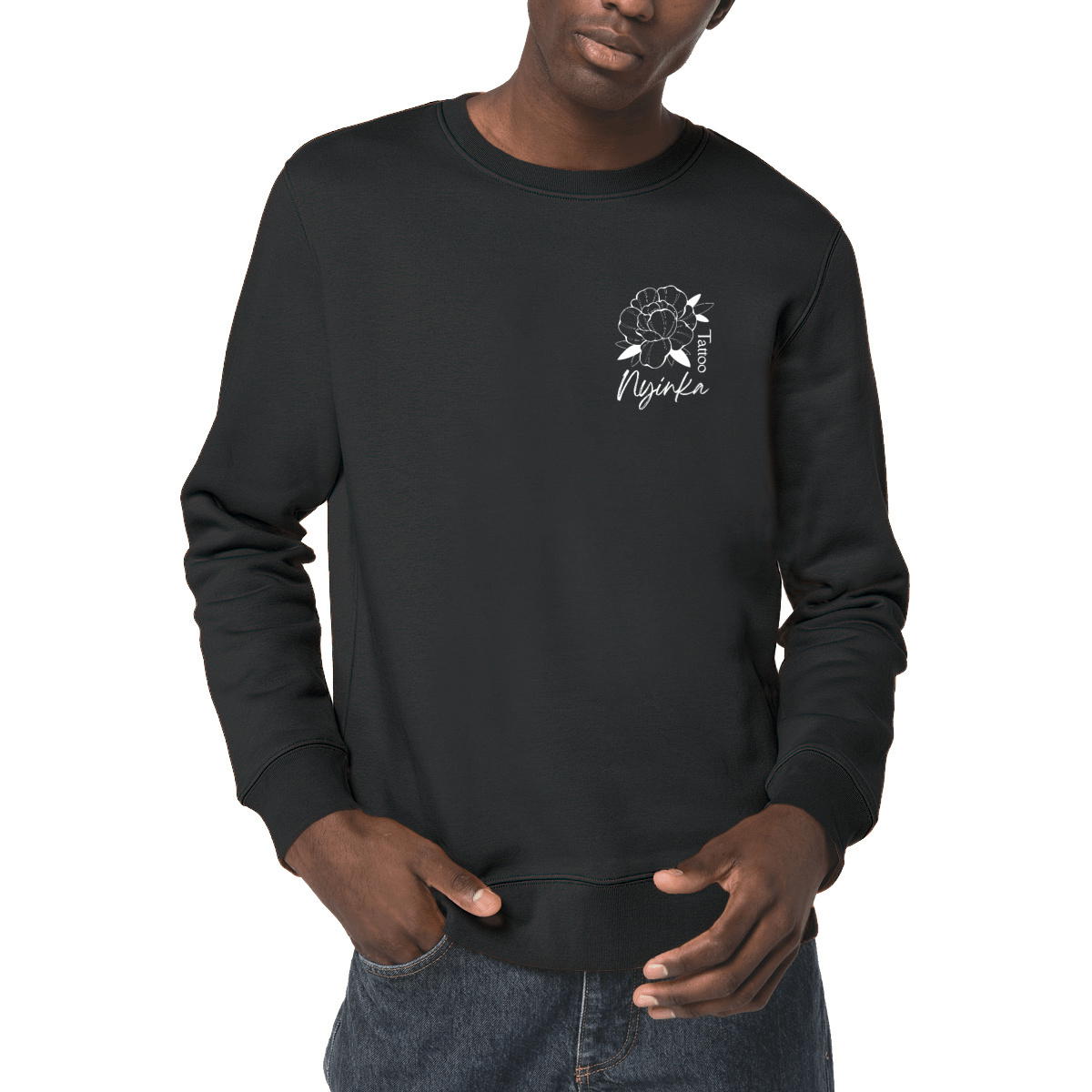 Sweat pivoine small logo