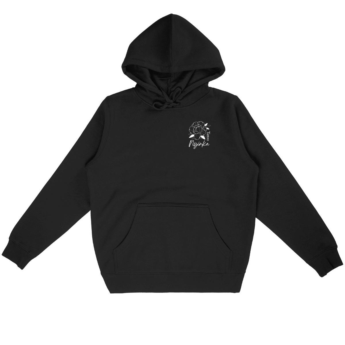 Sweat à capuche pivoine small logo  - Image