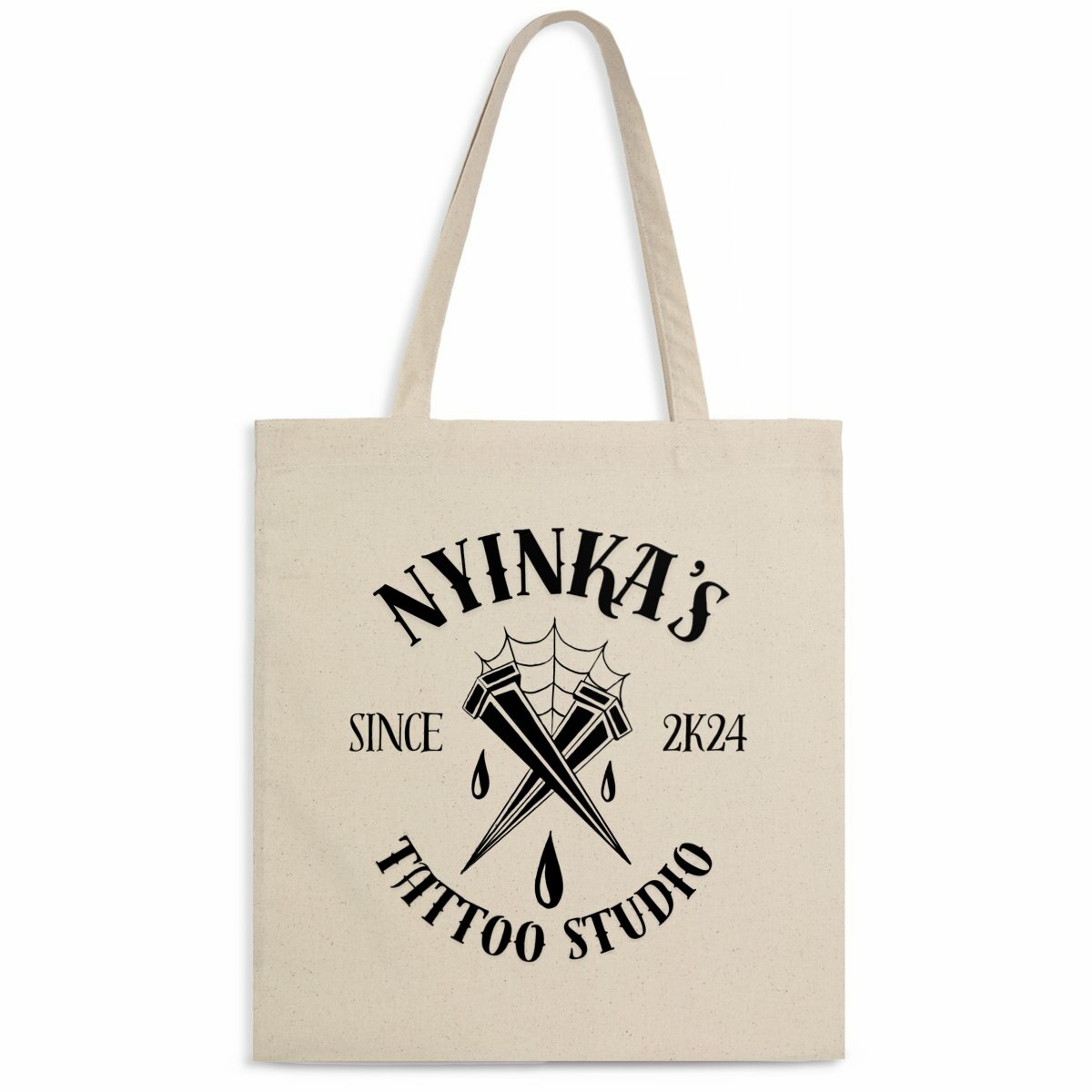 Tote Bag Clous et toile d’araignée