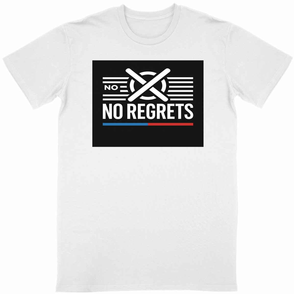 T-shirt Unisexe en Coton Biologique "No Regrets"