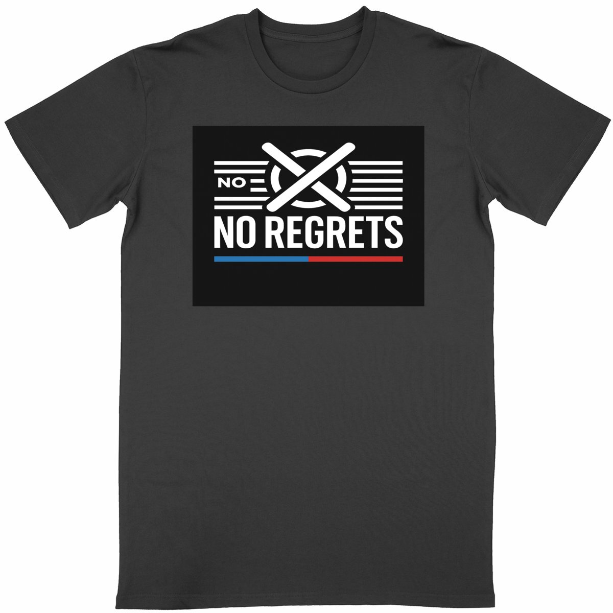 T-shirt Unisexe en Coton Biologique "No Regrets" - Image